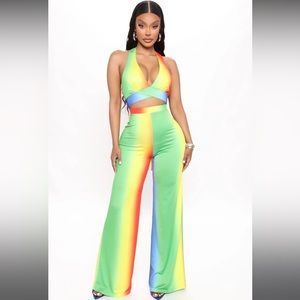 Eliana Pant Set - Multi Color